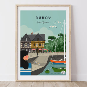 Affiche AURAY - Saint-Goustan