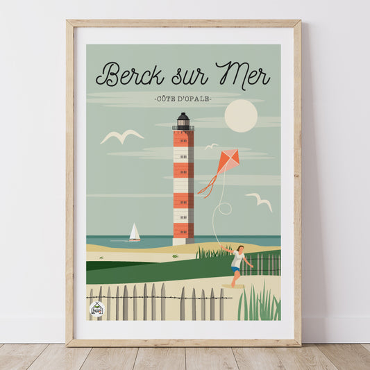 Affiche BERCK - Côte d'Opale