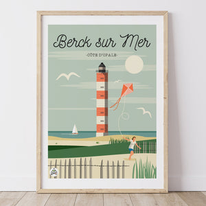 Affiche BERCK - Côte d'Opale