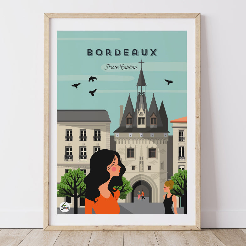 Affiche BORDEAUX - La Porte Cailhau