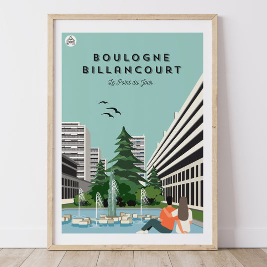 Affiche BOULOGNE-BILLANCOURT - Le Point du Jour