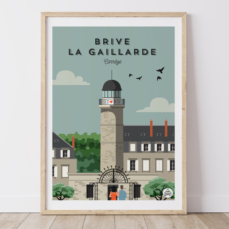 Affiche BRIVE LA GAILLARDE - Corrèze