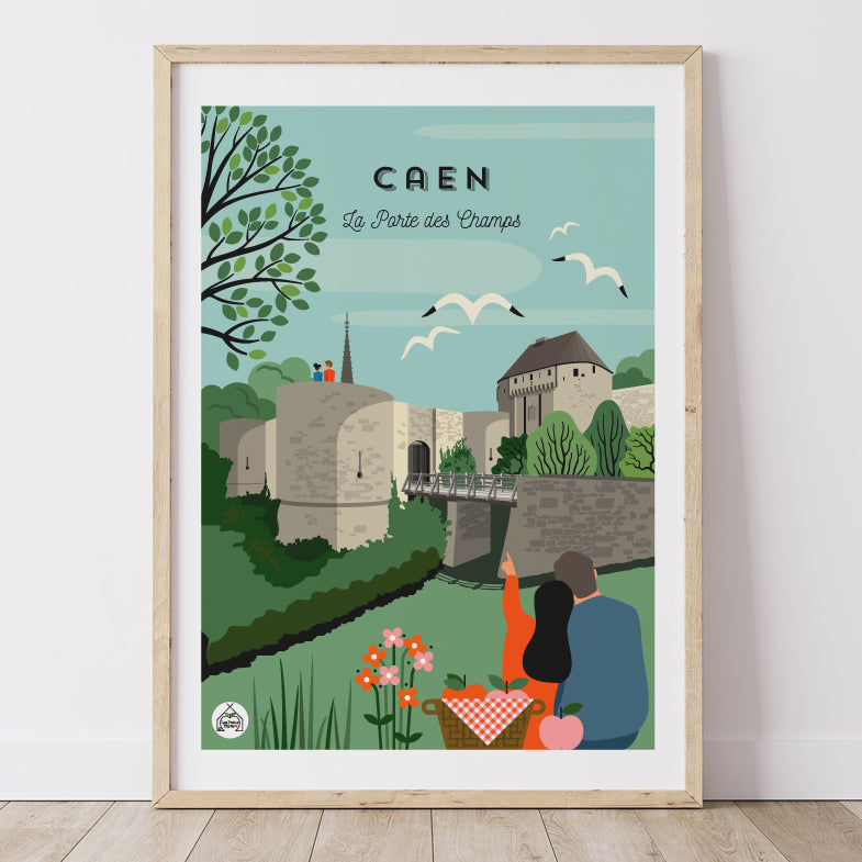 Affiche CAEN - La Porte des Champs