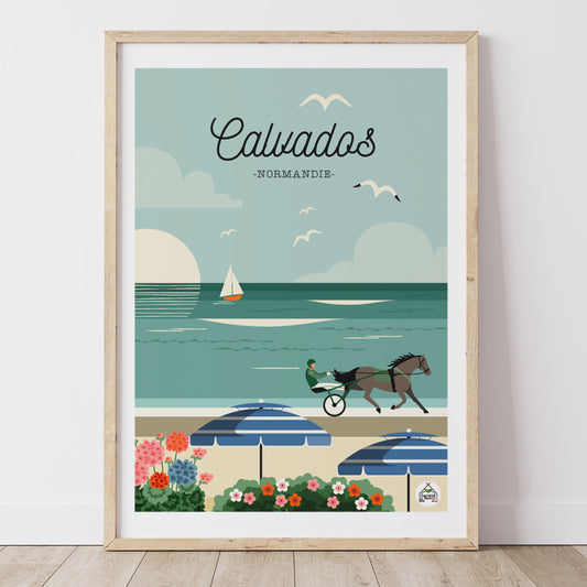 Affiche CALVADOS - Normandie