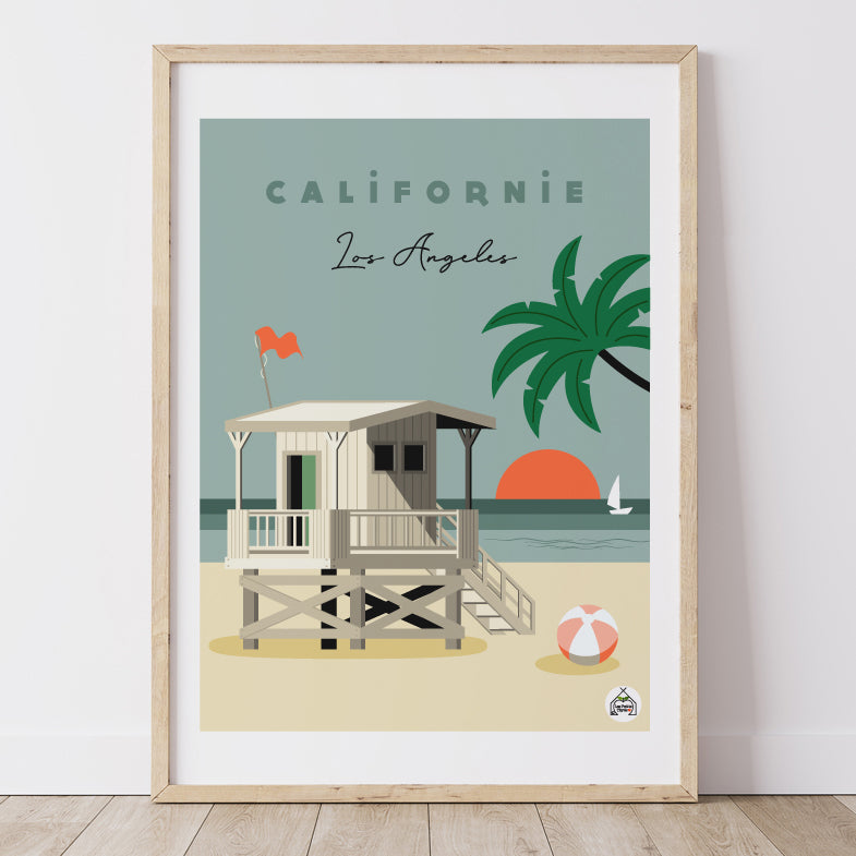 Affiche CALIFORNIE - Los Angeles
