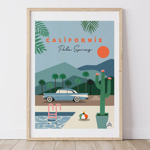 Affiche CALIFORNIE - Palm Spring