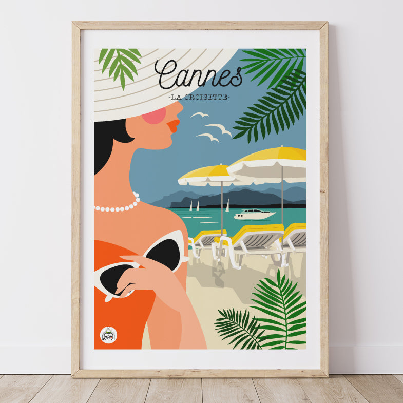 Affiche CANNES - La Croisette