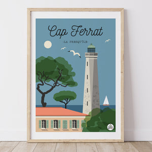 Affiche CAP FERRAT - La Presqu'Ile
