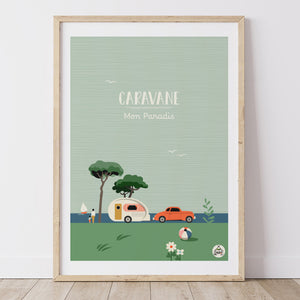 Affiche CARAVANE - Mon Paradis