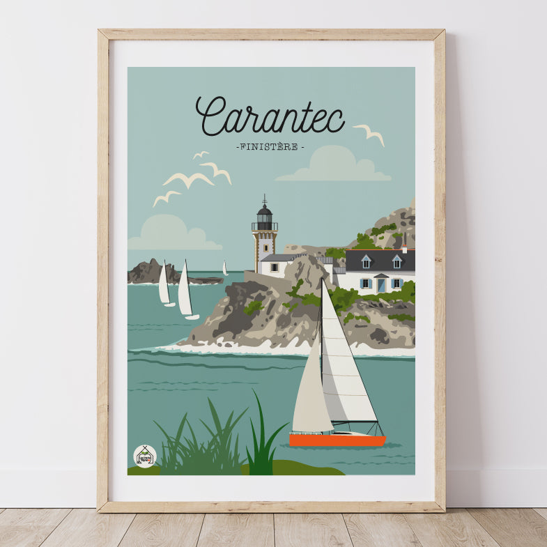 Affiche CARANTEC - Finistère