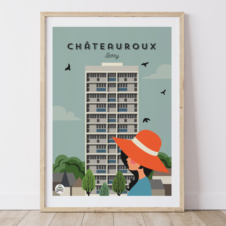 Affiche CHÂTEAUROUX - Berry