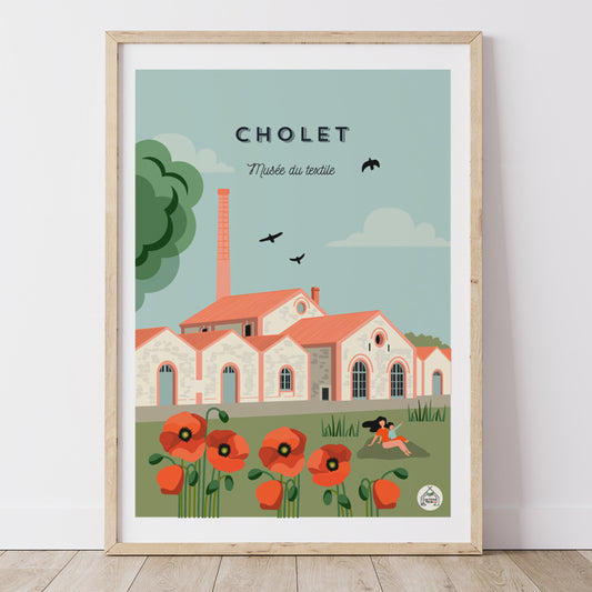 Affiche CHOLET - Musée du Textile