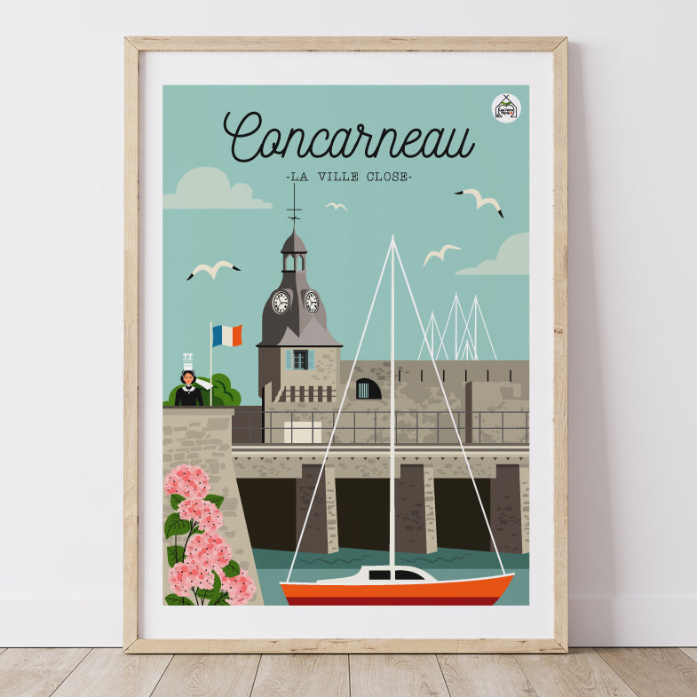 Affiche CONCARNEAU - La Ville Close
