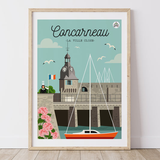 Affiche CONCARNEAU - La Ville Close
