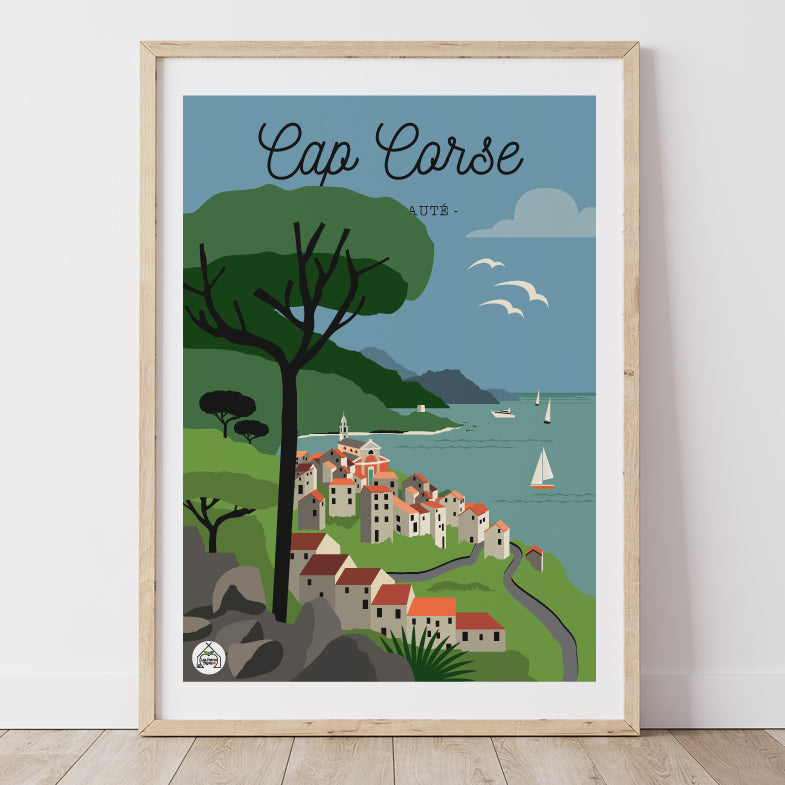 Affiche CORSE - Cap Corse