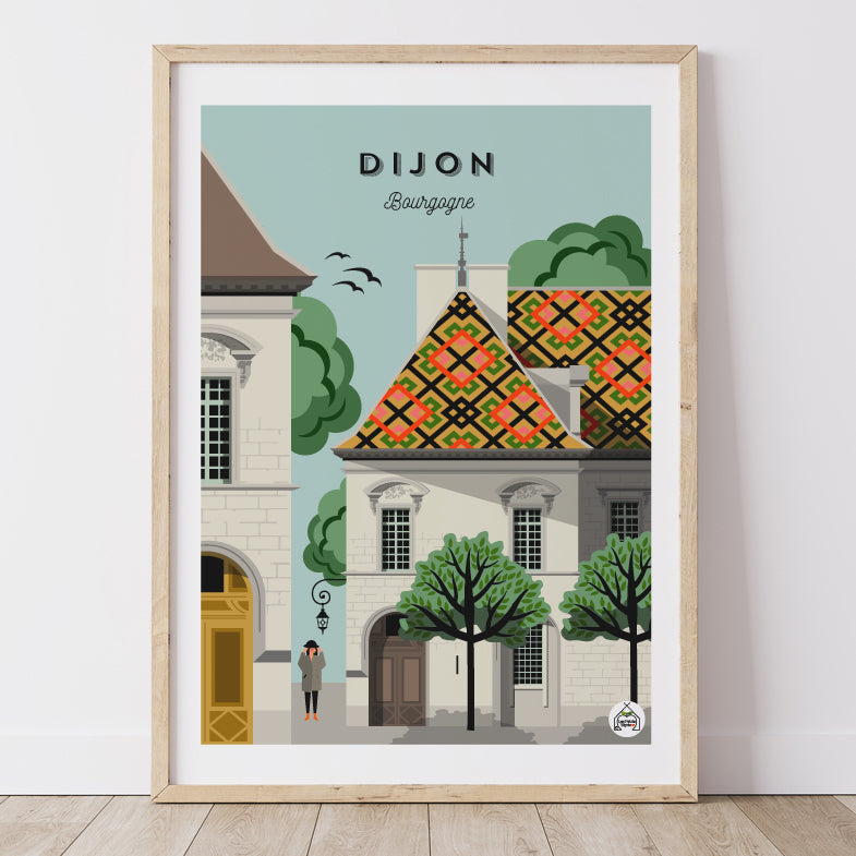 Affiche DIJON - Bourgogne
