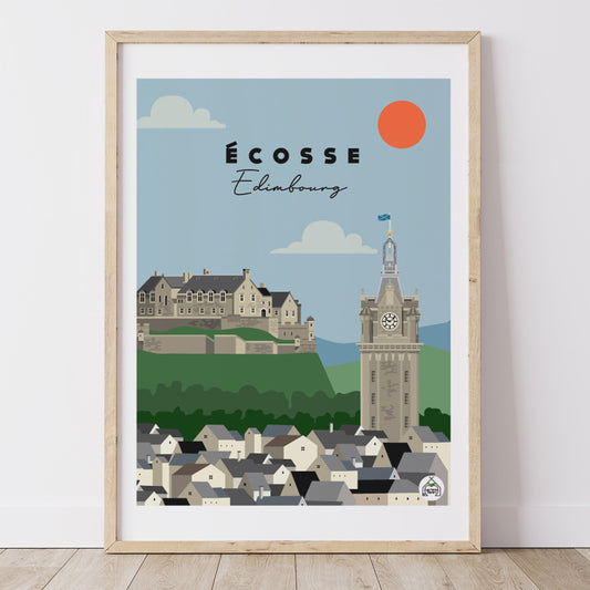 Affiche ECOSSE - Edimbourg