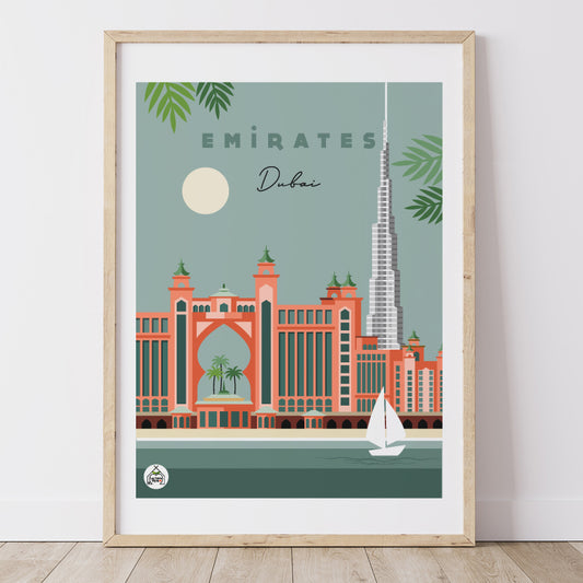 Affiche EMIRATES - Dubai