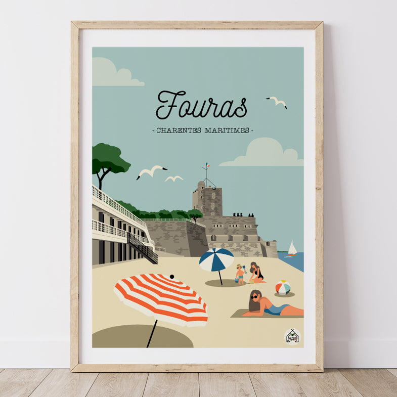 Affiche FOURAS - Charente Maritime