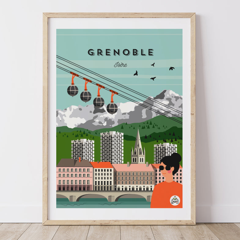 Affiche GRENOBLE - Isère