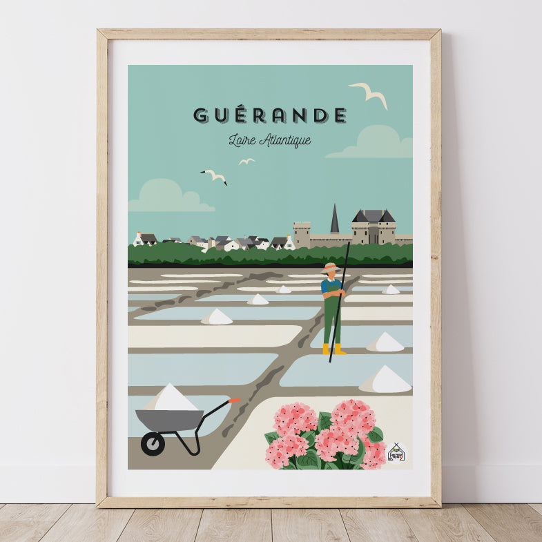 Affiche GUERANDE - Loire Atlantique