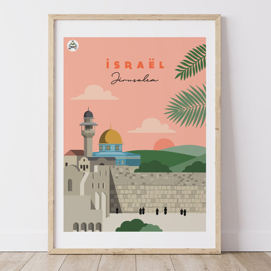 Affiche ISRAËL - Jérusalem