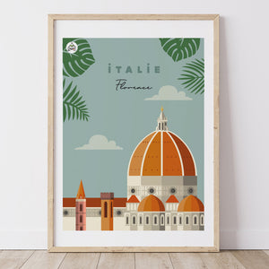 Affiche ITALIE- Florence