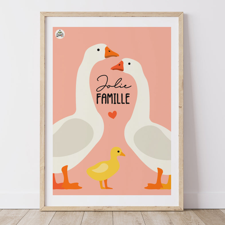 Affiche JOLIE Famille - Les Oies !