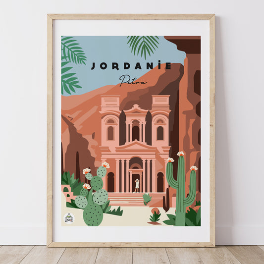 Affiche JORDANIE - Pétra
