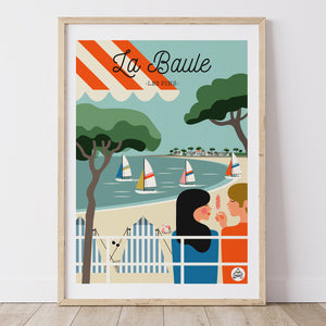 Affiche LA BAULE - Les Pins