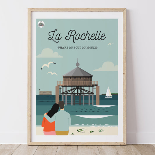 Affiche LA ROCHELLE - Phare du Bout du Monde