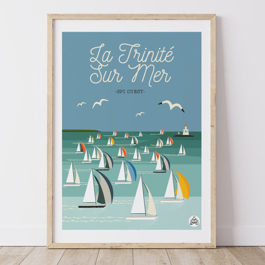 Affiche LA TRINITE SUR MER - Spi Ouest