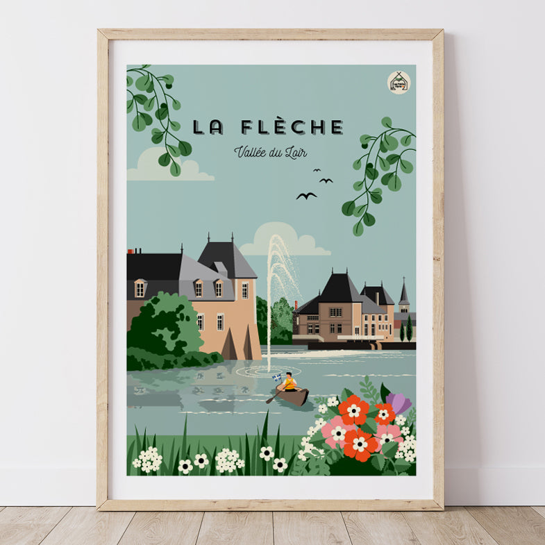 Affiche LA FLECHE - Vallée du Loir