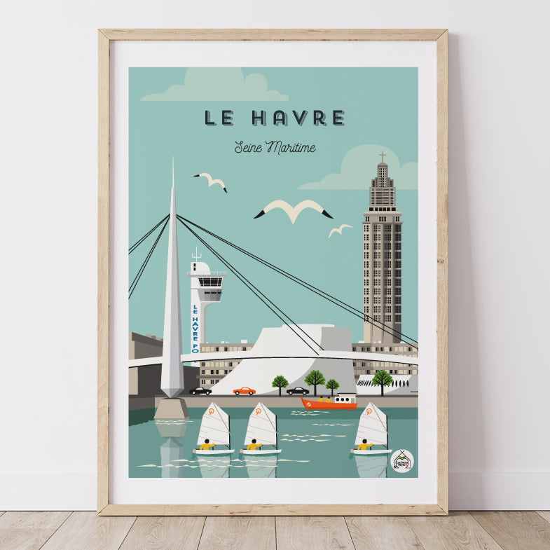 Affiche LE HAVRE - Seine Maritime