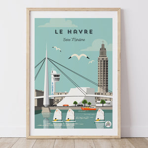 Affiche LE HAVRE - Seine Maritime