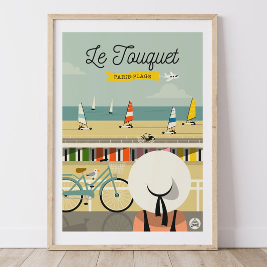 Affiche LE TOUQUET - Paris Plage