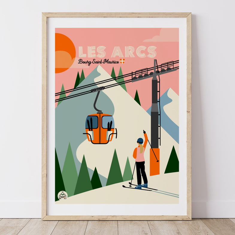 Affiche LES ARCS - Bourg Saint-Maurice