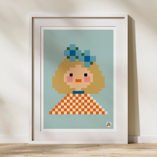 Affiche Pixel - Liliane Folie