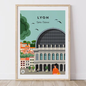 Affiche LYON - Opéra National