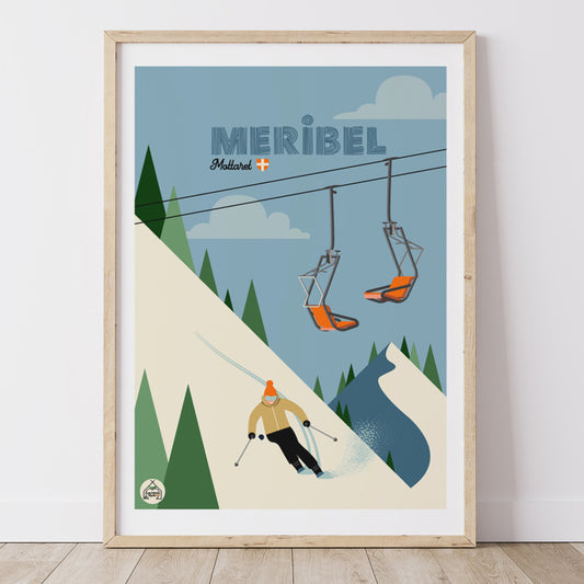 Affiche MERIBEL - Mottaret