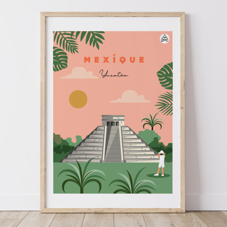 Affiche MEXIQUE - Yucatan