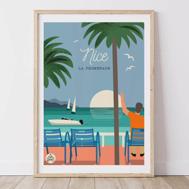 Affiche NICE- La Promenade