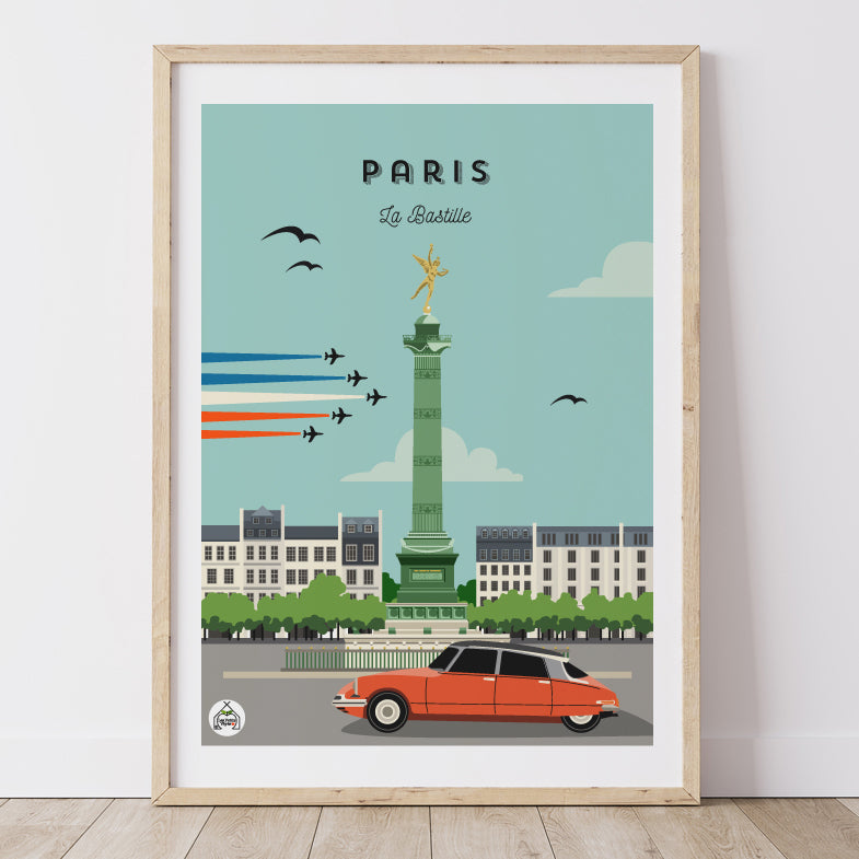 Affiche PARIS - La Bastille