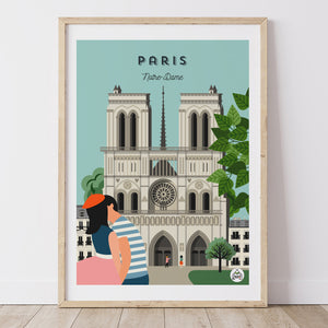 Affiche PARIS - Notre-Dame