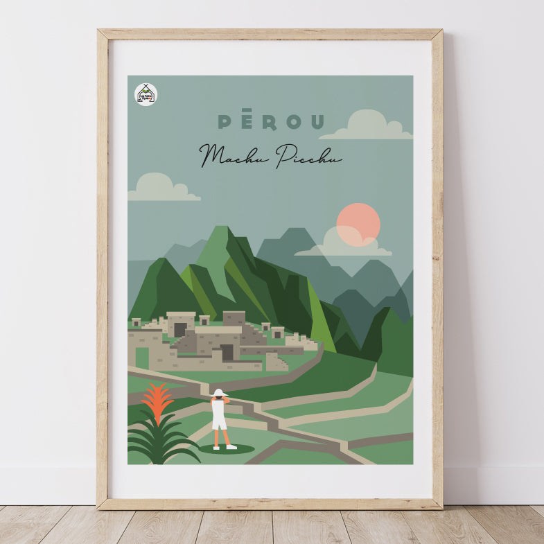 Affiche PEROU - Machu Pichu