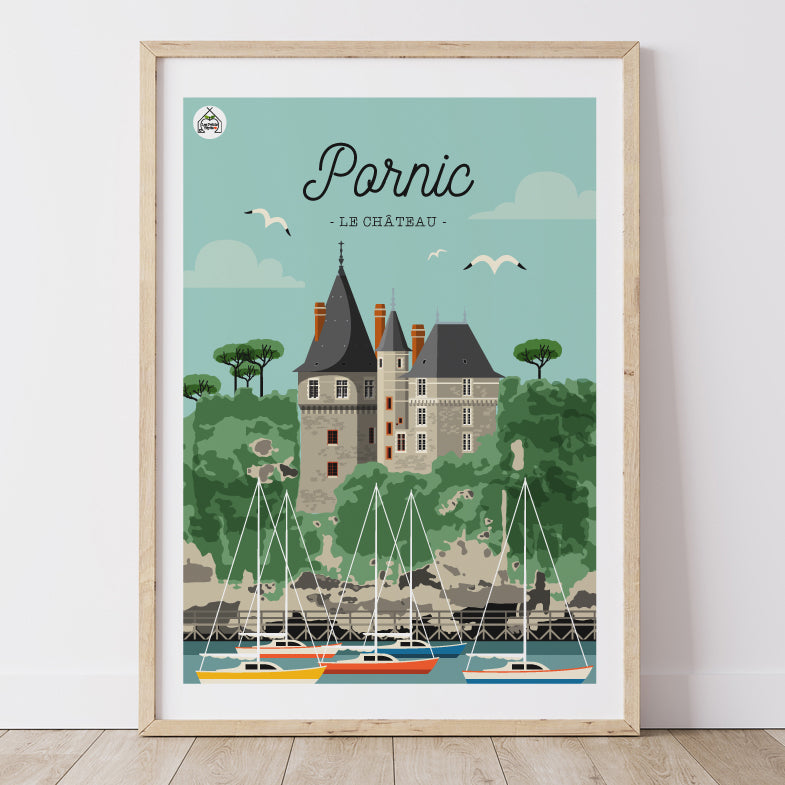 Affiche Du Ch teau De Pornic Les Petits Y y s affiche-du-ch-teau-de-pornic-les-petits-y-y-s