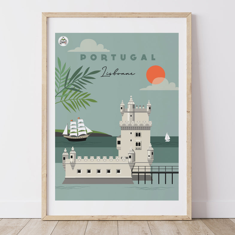 Affiche PORTUGAL - Lisbonne