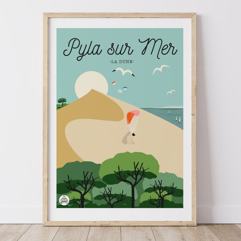 Affiche PYLA SUR MER - La Dune