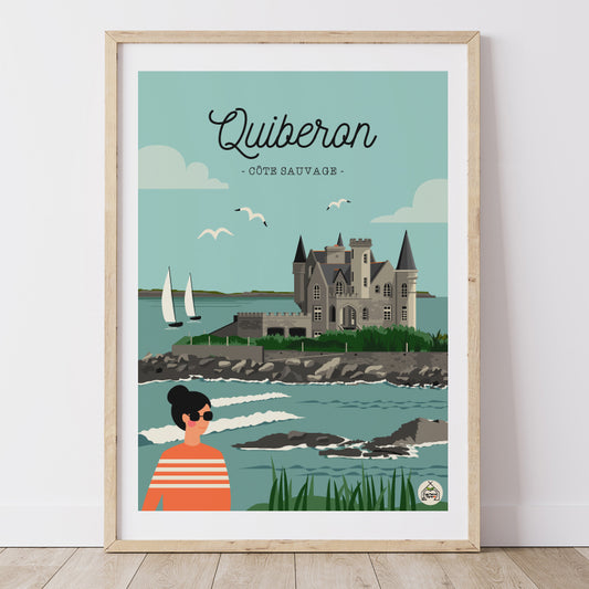 Affiche QUIBERON - La Côte Sauvage