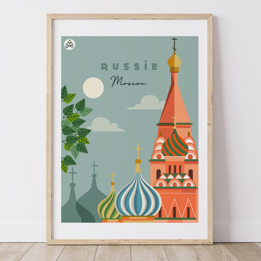 Affiche RUSSIE - Moscou